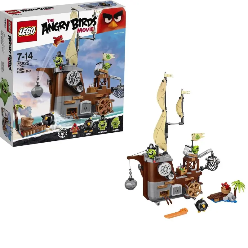 LEGO Piggy Piratenschip 75825 Angry Birds