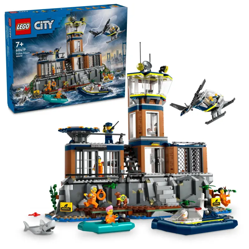 LEGO Politiebureau op het gevangeniseiland 60419 City