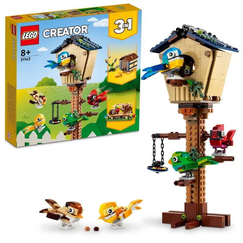 LEGO Vogelhuisje 31143 Creator 3 in 1